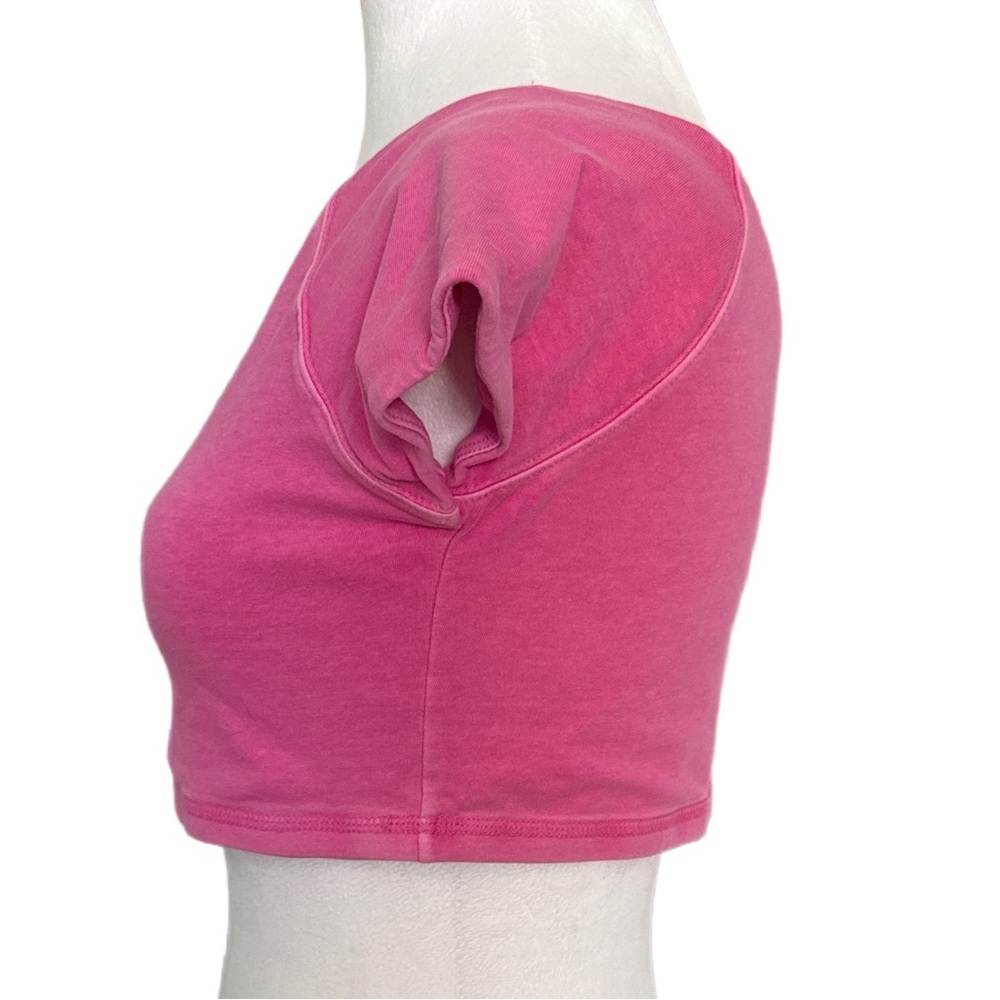 Free People Movement Pink Crop Top M NWOT - Picture 2 of 5